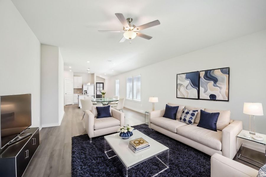 Photo is not of the actual home but is an inspirational photo of builder’s model home and may depict options, furnishings, and/or decorator features that are not included.