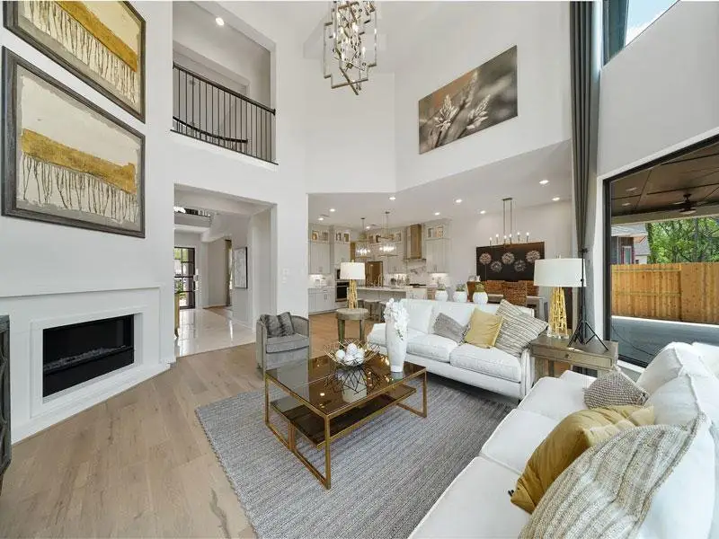 Furnished interior view inside a new home in , Cypress (Image 7).