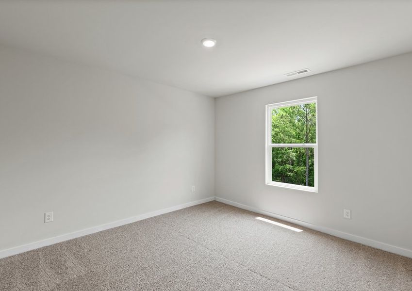 The secondary bedroom