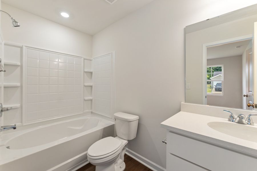 Furnished interior view inside a new home in Evergreen, Spartanburg (Image 8). Furnished interior view inside a new home in Evergreen, Spartanburg (Image 8).