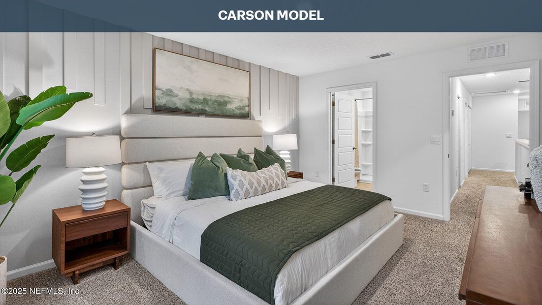 Furnished interior view inside a new home in Hansen Creek, Jacksonville (Image 8).