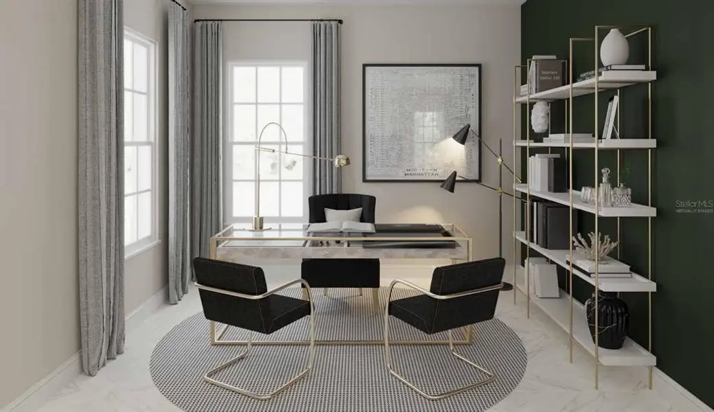 Furnished interior view inside a new home in Celebration, Celebration (Image 9).