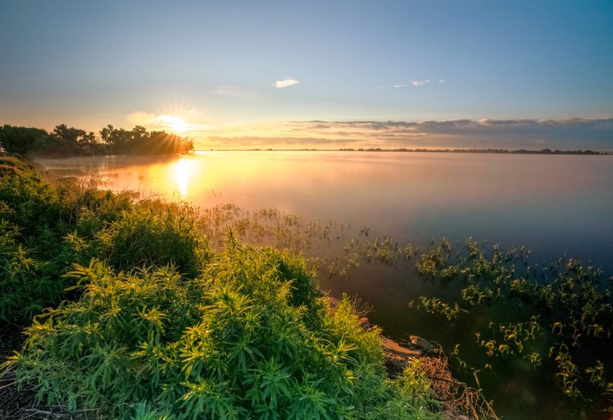 Outdoor and nature views near homes built from the Castlewood by Landsea Homes in Parkway at Prairie Center Village, Brighton (Image 12).