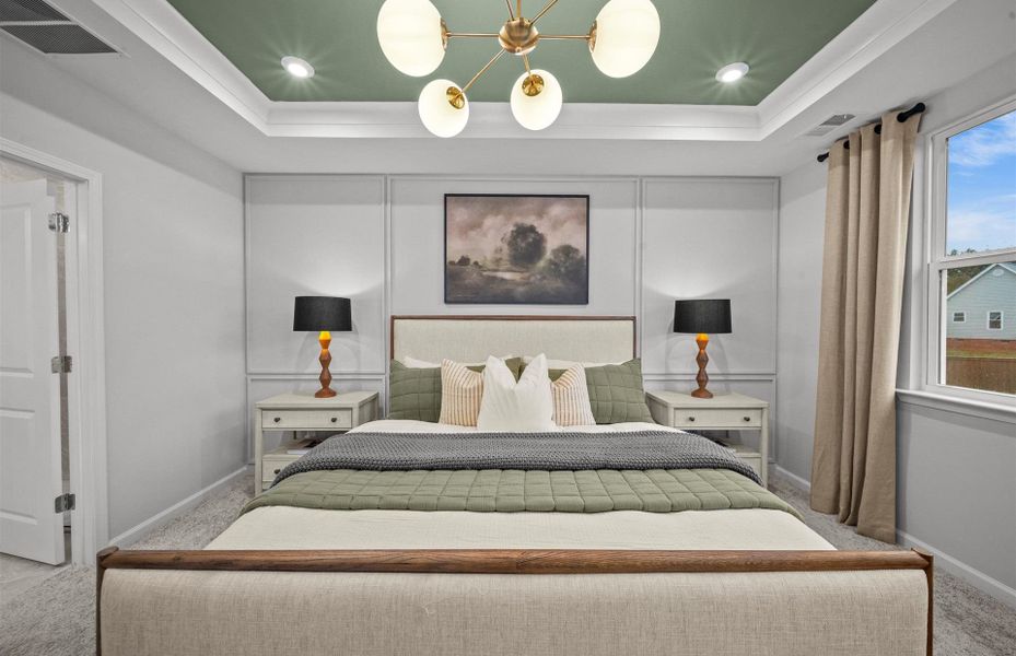 Furnished interior view inside a new home in Sparrow Creek, Boiling Springs (Image 31).