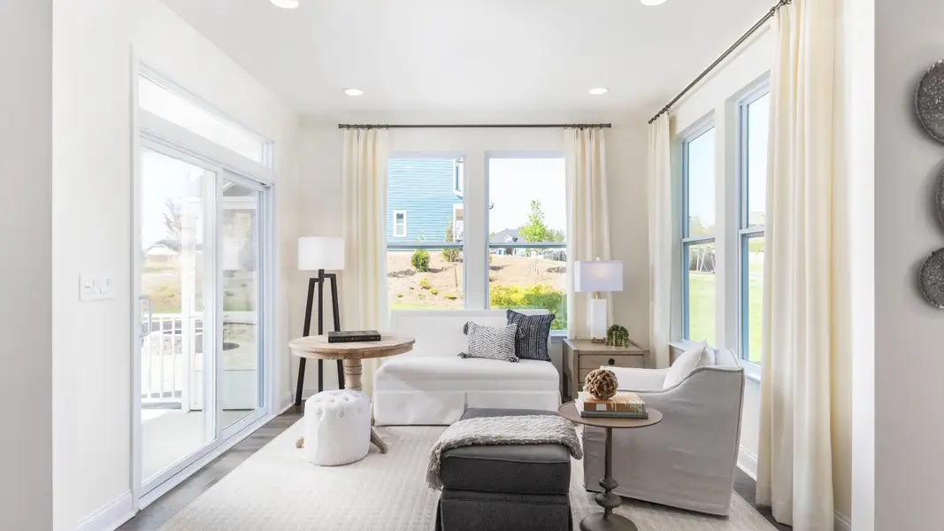 Representative furnished interior of a home built from the Drayton by DRB Homes in Farms at Bellingham, Mooresville (Image 15). Representative furnished interior of a home built from the Drayton by DRB Homes in Farms at Bellingham, Mooresville (Image 15).