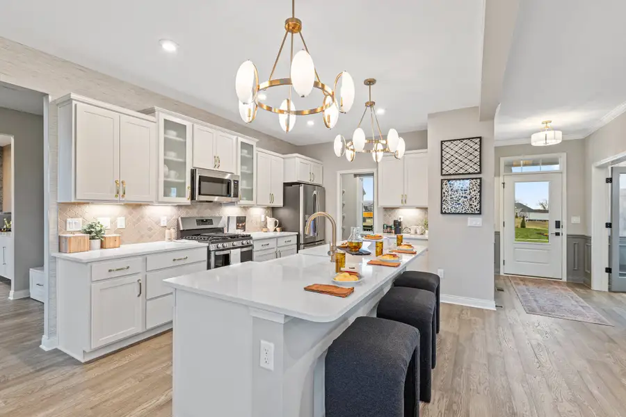 Representative furnished interior of a home built from the Wyatt by Fischer Homes in Leeland Farms, Fuquay Varina (Image 32). Representative furnished interior of a home built from the Wyatt by Fischer Homes in Leeland Farms, Fuquay Varina (Image 32).