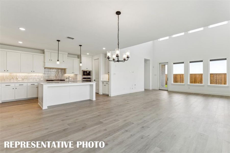 Featuring an open and flowing floor plan, this dream home is an entertainers delight!  REPRESENTATIVE PHOTO