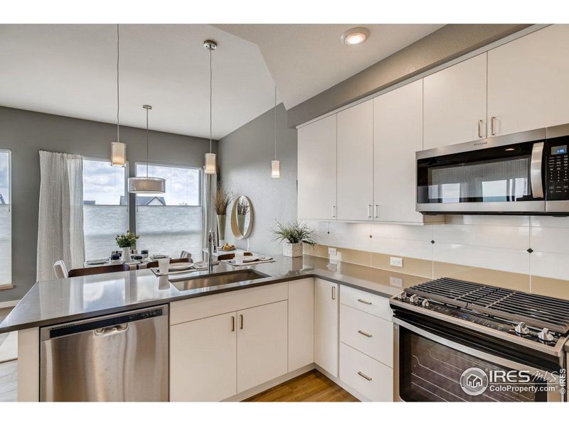 Stainless Steel Appliances. Photos are of the model home.