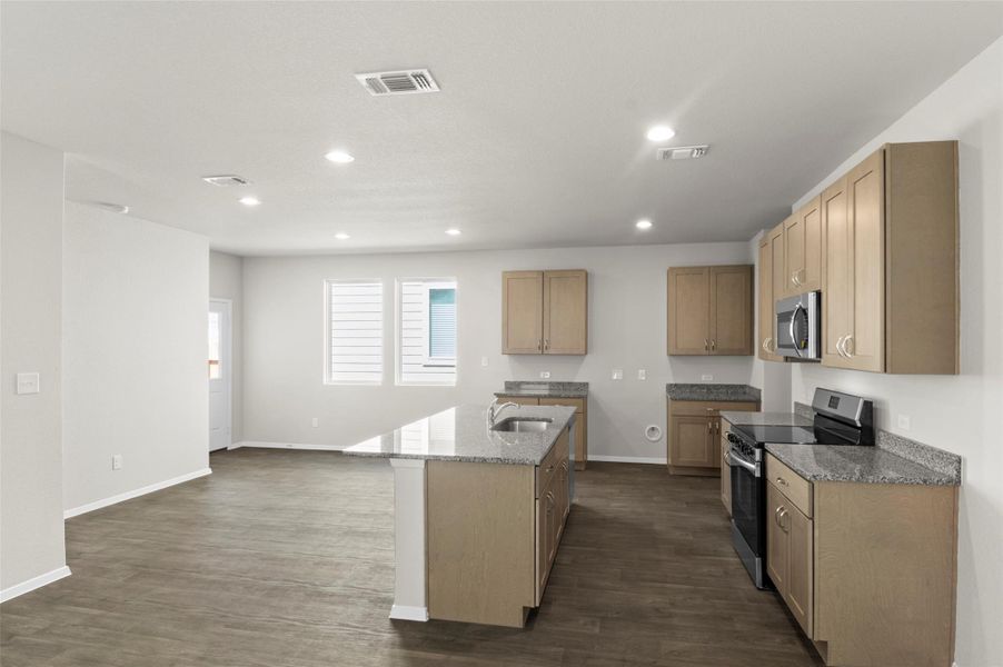 Furnished interior view inside a new home in Edgebrooke, Pflugerville (Image 10). Furnished interior view inside a new home in Edgebrooke, Pflugerville (Image 10).