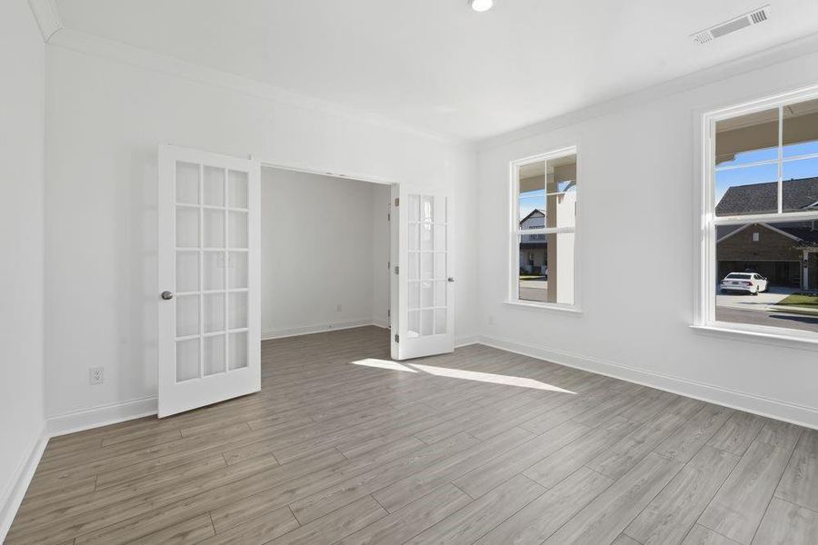 Spacious, unfurnished interior of a new home in Bennett Farm, Loganville (Image 12). Spacious, unfurnished interior of a new home in Bennett Farm, Loganville (Image 12).
