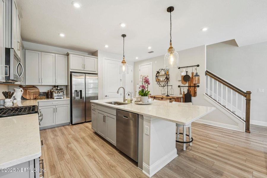 Furnished interior view inside a new home in , Jacksonville (Image 15). Furnished interior view inside a new home in , Jacksonville (Image 15).