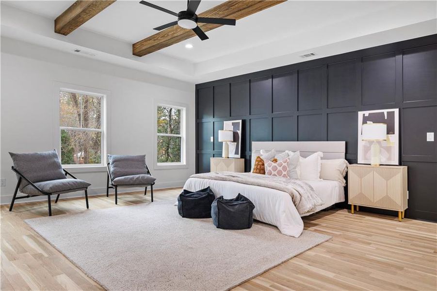 Furnished interior view inside a new home in , Decatur (Image 31).