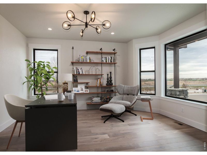 Furnished interior view inside a new home in Harvest Ridge, Berthoud (Image 7).