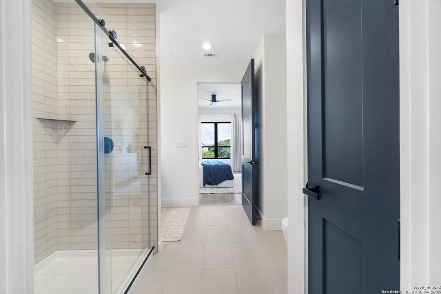 Furnished interior view inside a new home in , San Antonio (Image 17). Furnished interior view inside a new home in , San Antonio (Image 17).