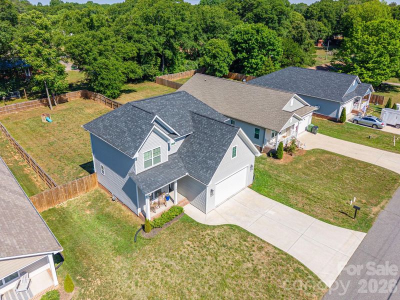 Front exterior of a new home in , Shelby, NC, highlighting curb appeal (Image 25).