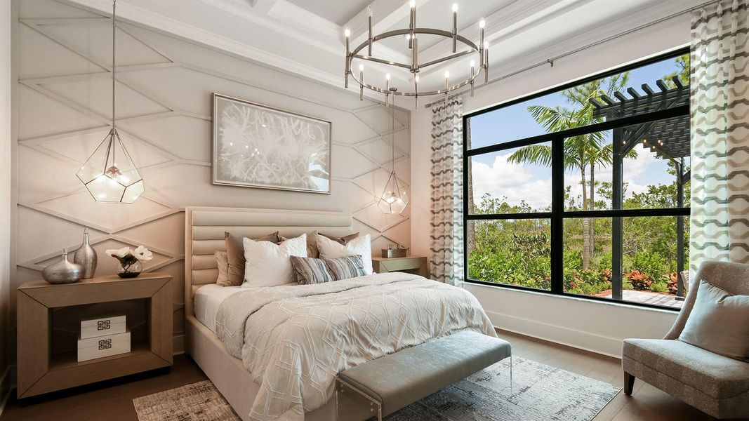 Furnished interior view inside a new home in Mosaic, Port St. Lucie (Image 8). Furnished interior view inside a new home in Mosaic, Port St. Lucie (Image 8).