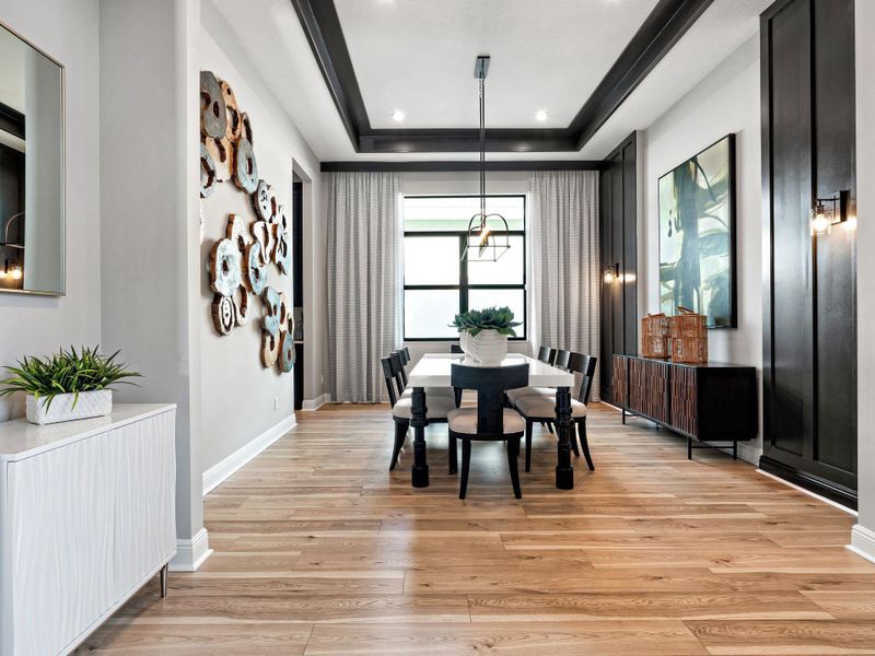 Furnished interior view inside a new home in , Port St. Lucie (Image 11).