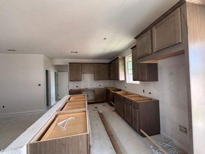 In-progress construction of a new home in Berry Creek Highlands, Georgetown, TX (Image 27).