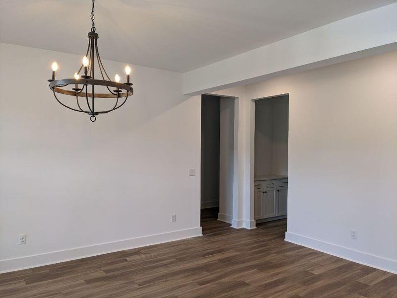 Spacious, unfurnished interior of a new home in The Enclave at French Quarter Creek, Huger (Image 11).