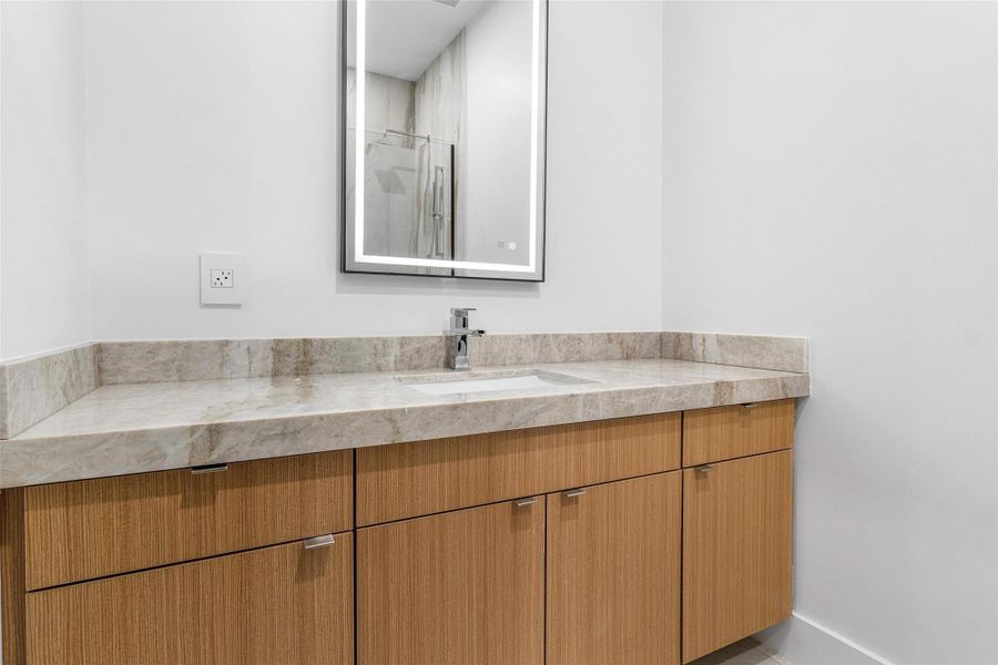 Close-up of interior finishes inside a home in , Parkland (Image 19).