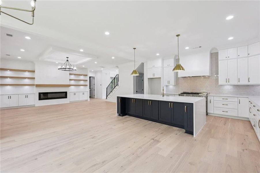 Furnished interior view inside a new home in , Buford (Image 9).
