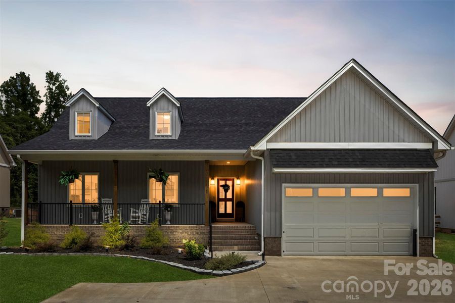 Front exterior of a new home in , Kings Mountain, NC, highlighting curb appeal (Image 22).