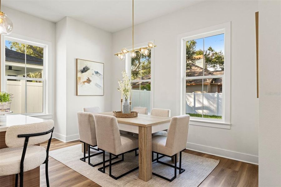Furnished interior view inside a new home in , Seminole (Image 7).