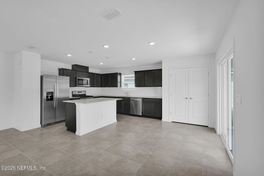 Furnished interior view inside a new home in Wells Landing, Jacksonville (Image 14).