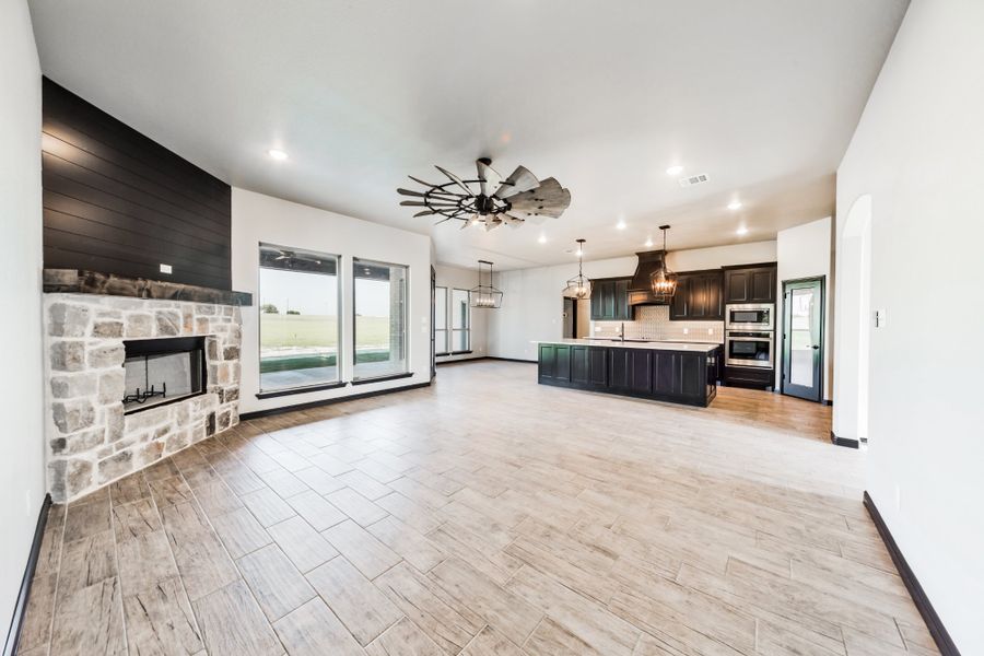 Representative furnished interior of a home built from the The Bennett by Doug Parr Custom Homes in Kessler Farms, Brock (Image 4).