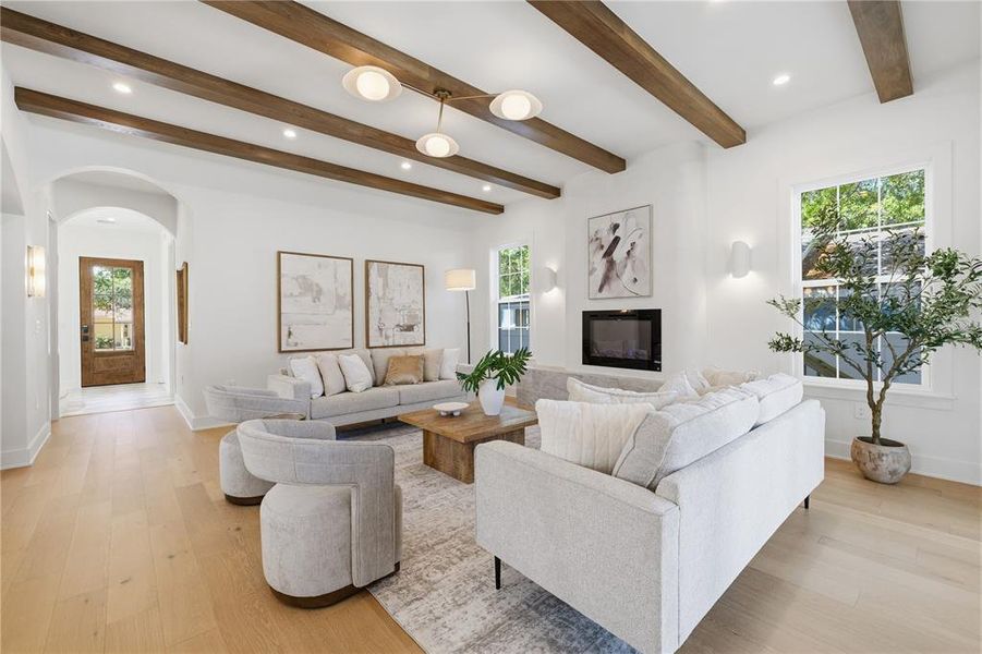 Furnished interior view inside a new home in , St. Petersburg (Image 52).