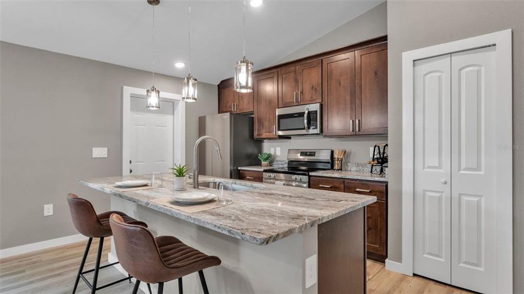 Furnished interior view inside a new home in , Bartow (Image 10). Furnished interior view inside a new home in , Bartow (Image 10).