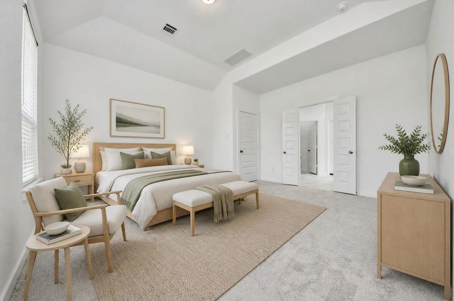 Virtually Staged - Primary Bedroom. Virtually Staged - Primary Bedroom.