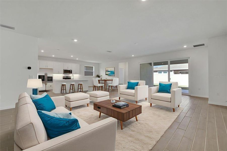 Furnished interior view inside a new home in Angeline, Land O' Lakes (Image 13).