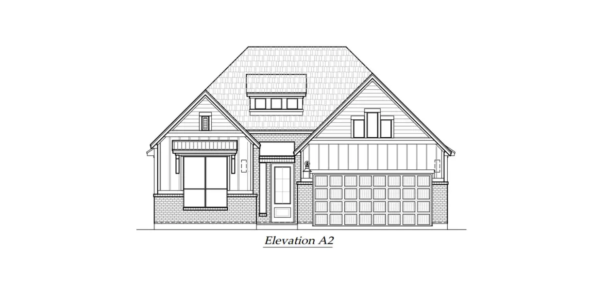 Representative rendering of the exterior for the Hampton by Chesmar Homes (Image 2).