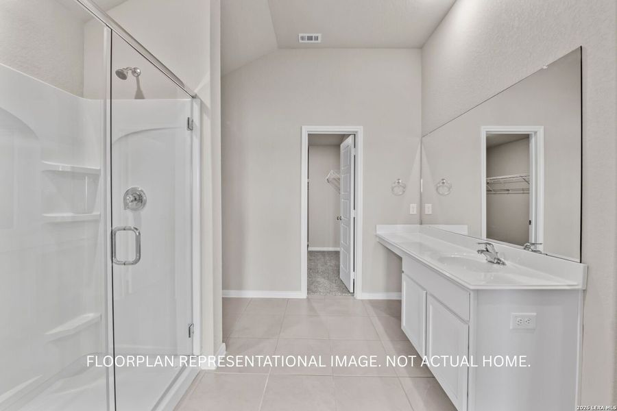 Furnished interior view inside a new home in Meadows at Clear Springs, New Braunfels (Image 8).