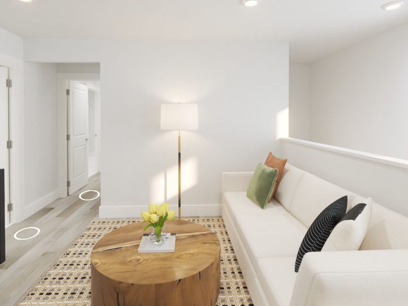 Furnished interior view inside a new home in Poplar Farms, Franklin (Image 5). Furnished interior view inside a new home in Poplar Farms, Franklin (Image 5).