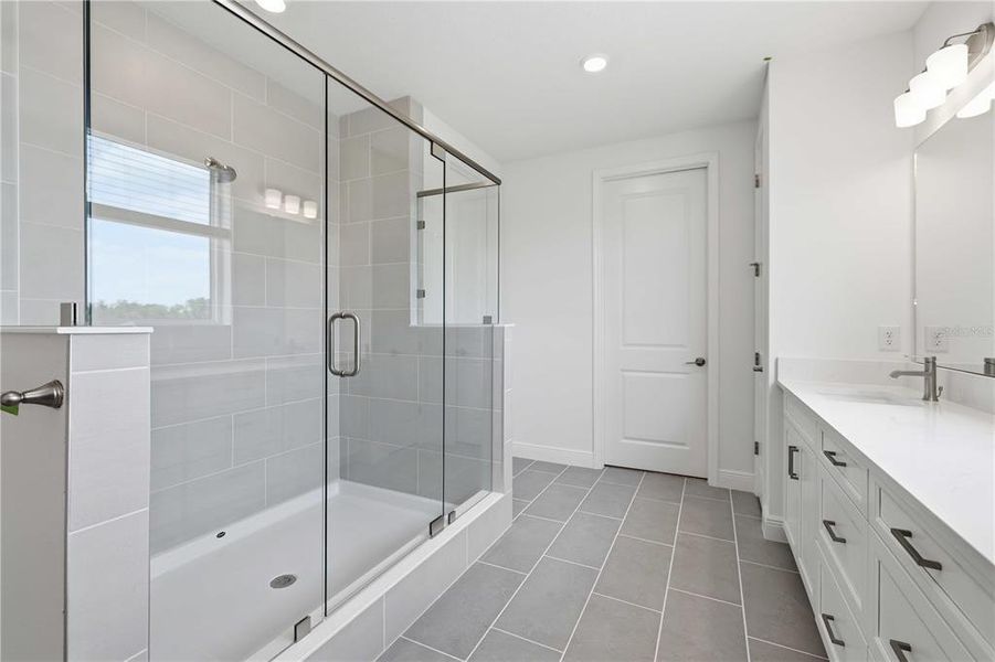 Furnished interior view inside a new home in Creeks Edge at Twin Rivers, Parrish (Image 41).