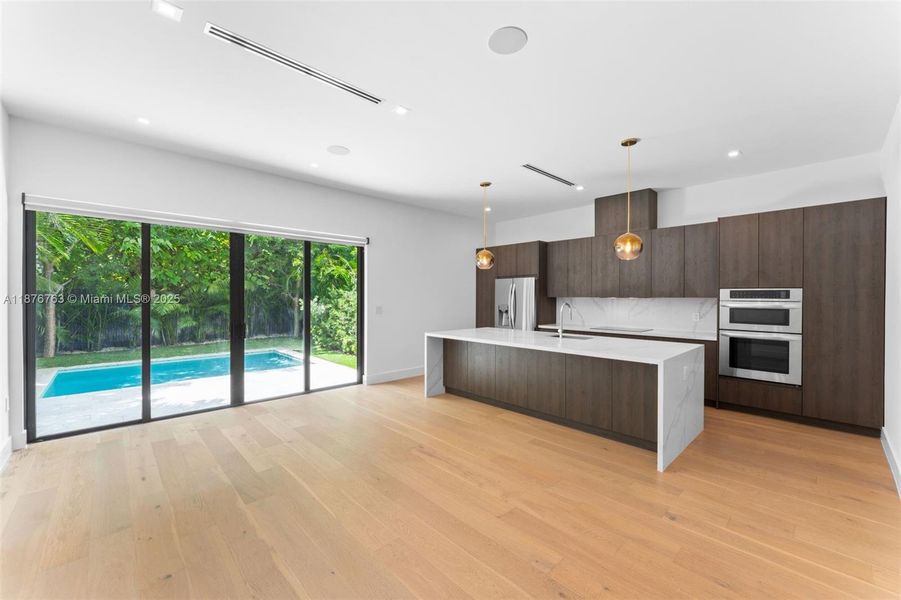 Furnished interior view inside a new home in , Miami (Image 8). Furnished interior view inside a new home in , Miami (Image 8).