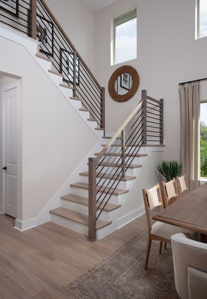 Image 17 representing the Juniper by Tri Pointe Homes in Treeline, Justin, TX.