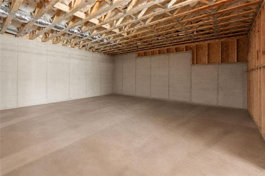 In-progress construction of a new home in , Fairburn, GA (Image 58).