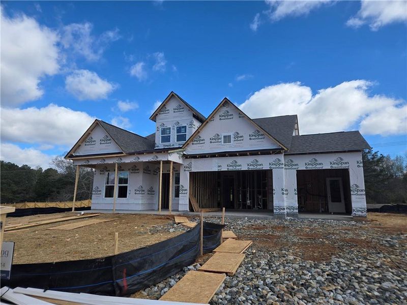 In-progress construction of a new home in Ashbury Commons, Powder Springs, GA (Image 5).