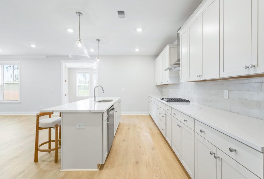 Furnished interior view inside a new home in Tidewater at Lakes of Cane Bay, Summerville (Image 13).