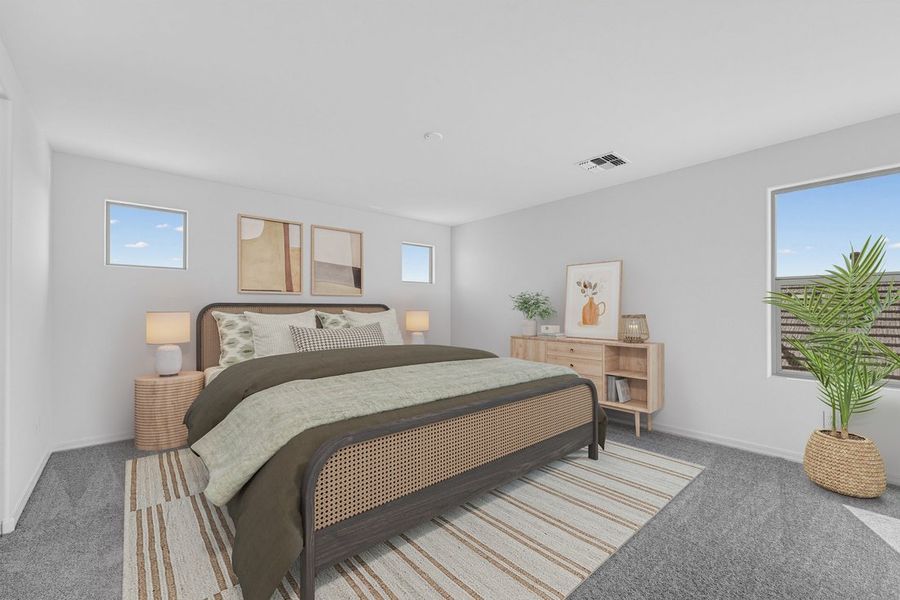 Furnished interior view inside a new home in Combs Ranch, San Tan Valley (Image 3).
