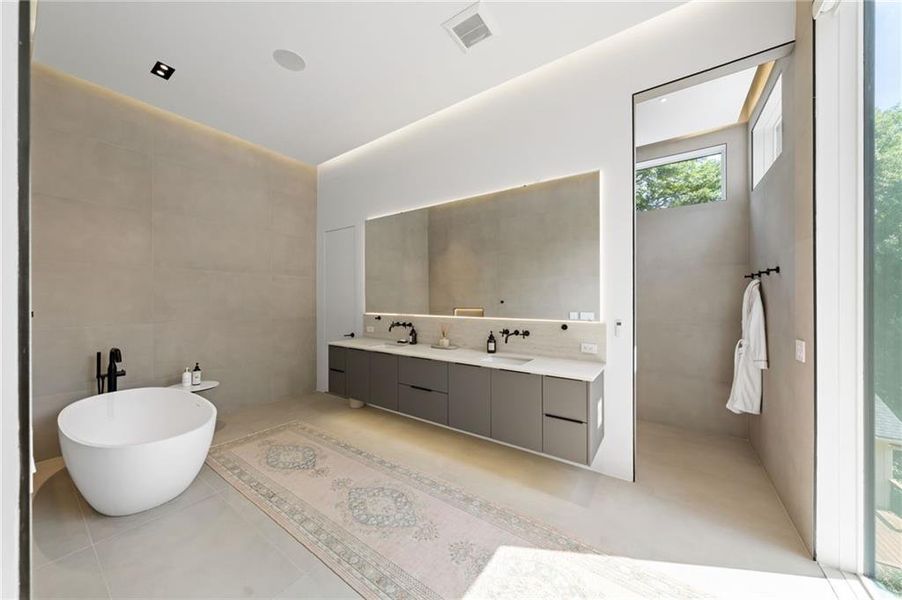 Furnished interior view inside a new home in , Brookhaven (Image 55).