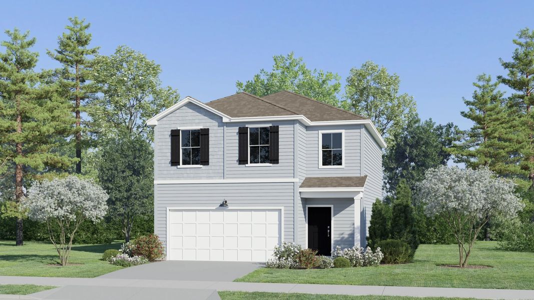 Exterior C5 with landscaping Exterior C5 with landscaping