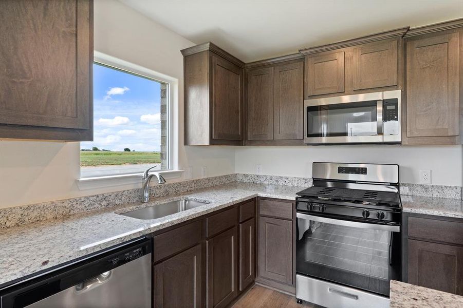 Furnished interior view inside a new home in Cresson Estates, Cresson (Image 4).