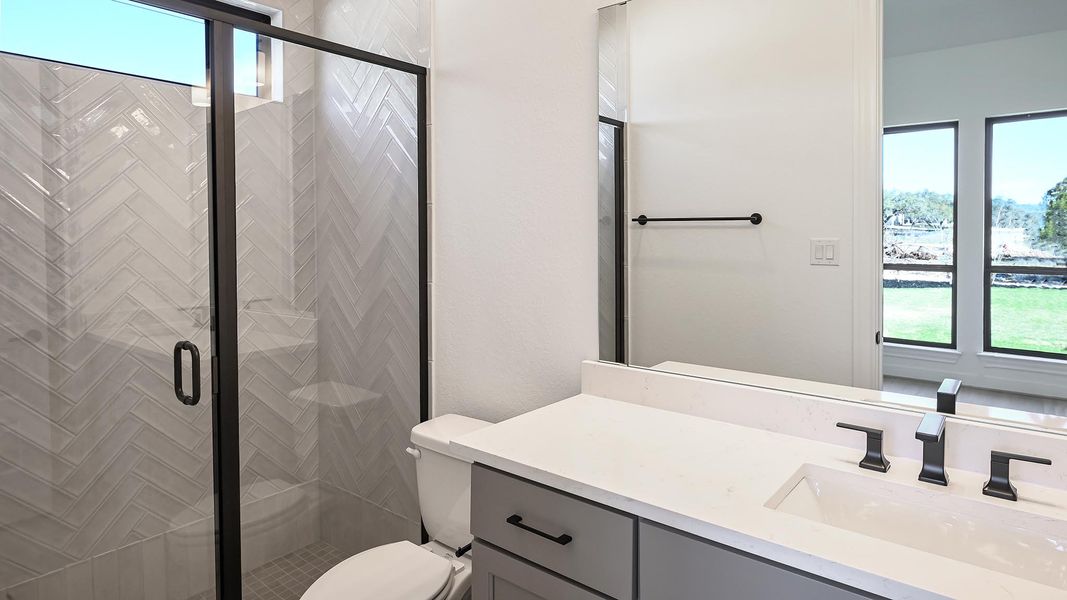 Furnished interior view inside a new home in The Preserve at Elm Creek, New Braunfels (Image 11).