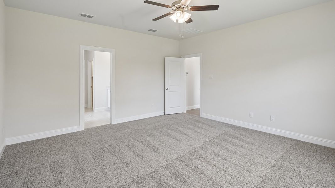 Representative unfurnished interior of a home built from the Bandera by D.R. Horton in Silverado, Aubrey (Image 11).
