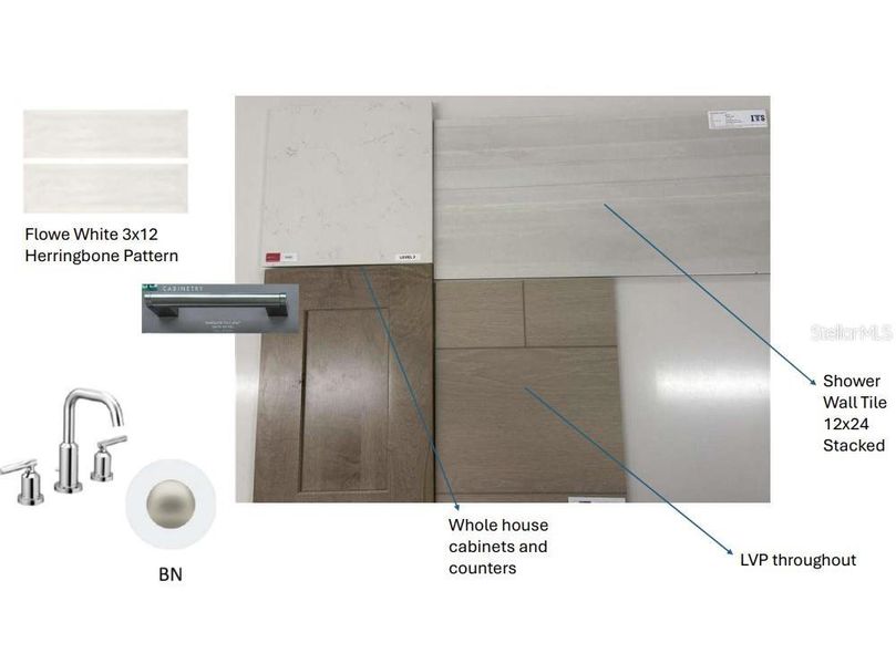 Sample of building materials used in homes in Timber Ridge, Plant City (Image 15).