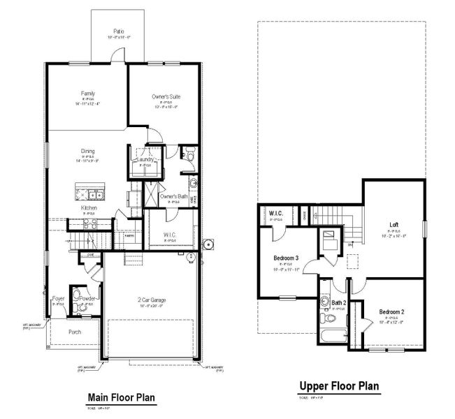 2D floor plan layout of this home in Talley Fields, San Antonio, TX (Image 3).